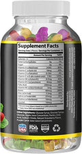 Multivitamin Gummies by Pristine Foods for Men and Women with Vitamin A, C, D3, E, B6, B12, and Zinc, Natural Support for Multiple Systems and Immune Health, Non-GMO, Gluten Free, 60 Count Made in USA