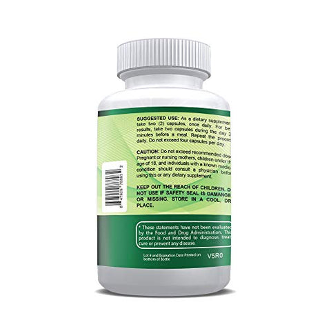 Pristine Foods White Mulberry Leaf Extract Complex 1000mg Plus Garcinia Cambogia, Green Coffee Bean, Cinnamon, African Mango Extract - Supports Blood Sugar Control, Weight Loss, Appetite Suppressant