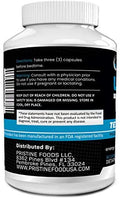 Pristine Foods Ultra Test Testosterone Booster for Men - Maximum Strength, Muscle Growth, Natural Energy, Stamina & Libido - 90 Capsules