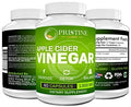 Pristine Foods Premium Apple Cider Vinegar 1300mg - Extra Strength ACV Pills Boost Energy & Metabolism, Natural Detox, Balance Weight - 60 Capsules