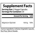 Pristine Foods Magnesium Glycinate Complex Chelated Formula - Keto High Absorption Supports Muscle Relaxation Enzyme Maximum Bioavailability - 60 Capsules