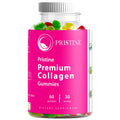 Collagen Gummies Formulated To Support Hair, Skin, Nail Growth With Vital Proteins And Collagen Peptide Vitamins For Men & Women, Non-GMO, Gelatin-Free, 60 Gummies Made In USA, By Pristine Foods.